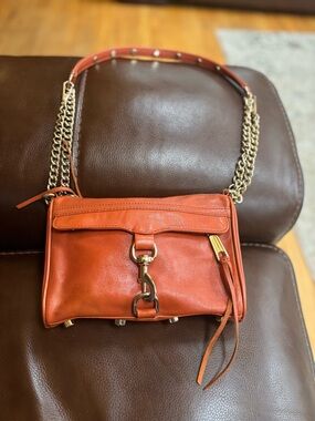 Rebecca Minkoff Mini-MAC Crossbody Bag | Quilted Leather Convertible Chain Bag